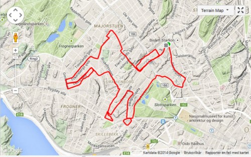 GPS art i Oslo