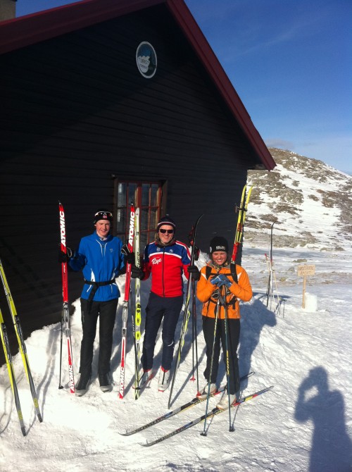 Lite snø, men fint vær på Norefjell